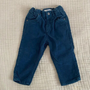 Burberry Baby Boy Blue Corduroy Pants